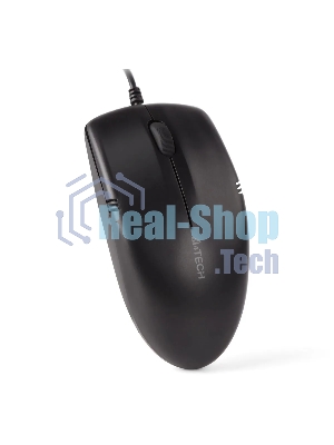 Мышь проводная A4Tech OP-530NUS черный, 1200 dpi, USB, кнопки - 3