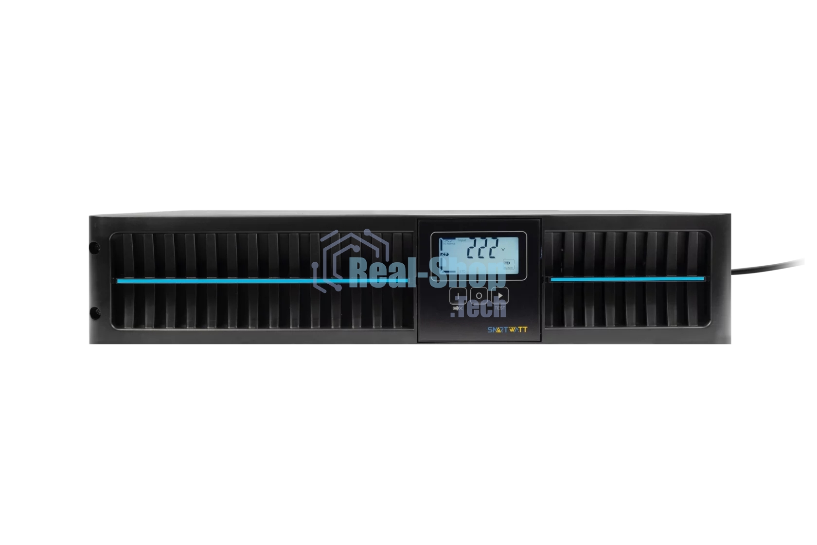 Источник бесперебойного питания SMARTWATT UPS DATA PRO 1kVA Online 1000VA/900W (Euro x2, RS232 USB, SNMP, LCD, 450x440x88(мм), 10,7 кг, гарантия 24м