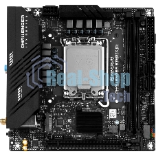 Материнская плата Maxsun Challenger B760ITX D5, LGA 1700, Intel B760, 2xDDR5, 4xSATA, 2xM.2, 1xPCIe 5.0 x16, 2xHDMI, 2xDP, 2x 2.5Gb LAN, 2xUSB 3.2 Gen 1, 4xUSB 2.0, 5.1, Mini-ITX