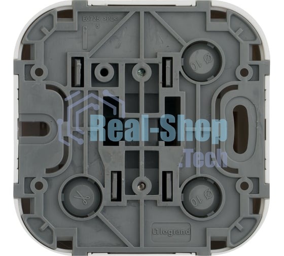 Выключатель Quteo 10A 1-клав., белый