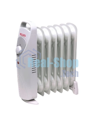 Обогреватель масляный Ресанта ОММ-7Н (7 секций) белый, 700 Вт, 10 м2, термостат 67/3/1