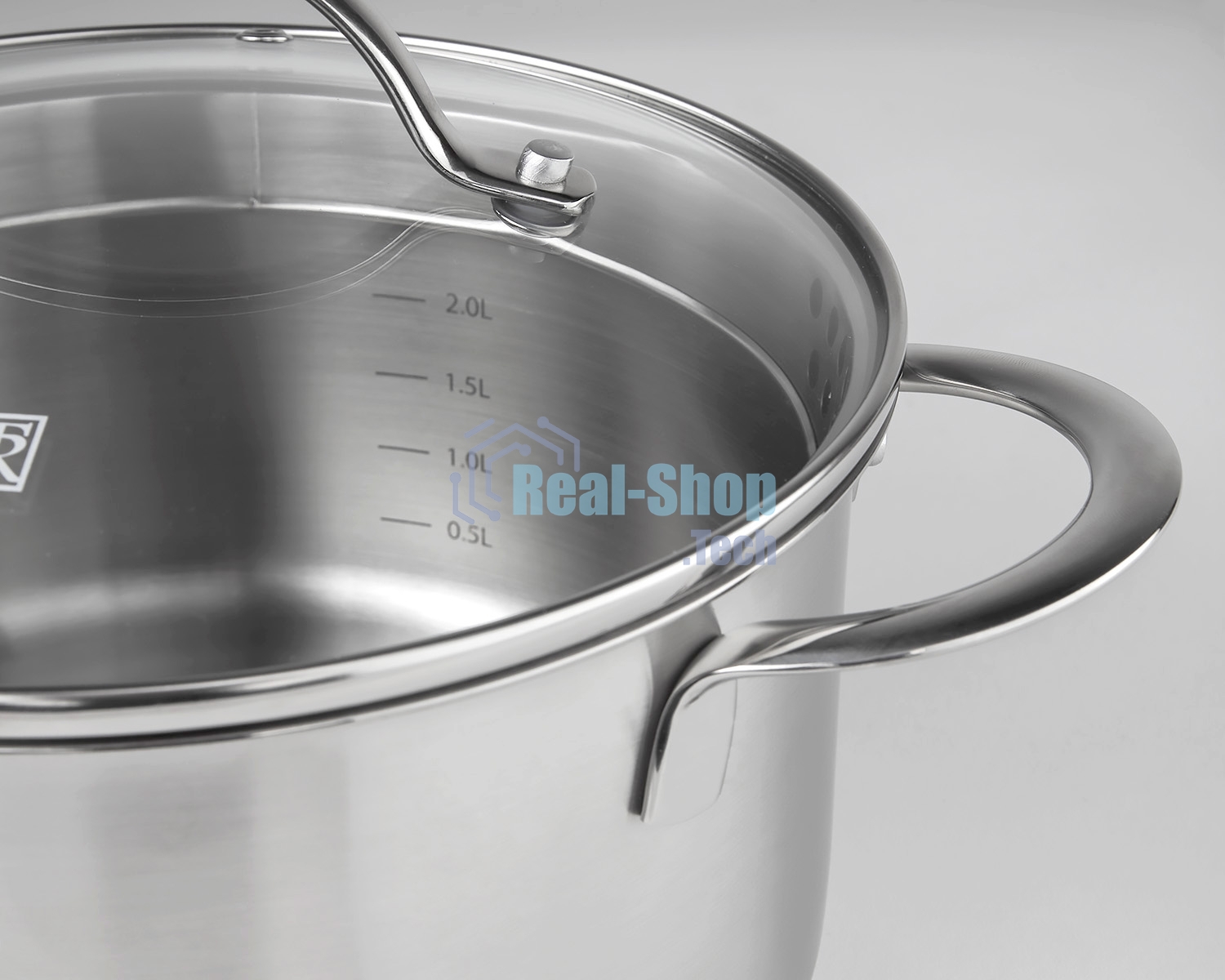 Кастрюля Taller TR-17251 1,4 л. Сталь 18/10, толщина дна/стенки 3,5/0,6 мм.