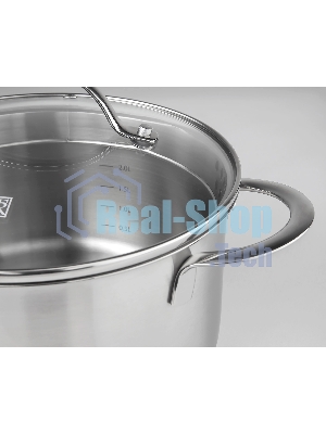 Кастрюля Taller TR-17251 1,4 л. Сталь 18/10, толщина дна/стенки 3,5/0,6 мм.