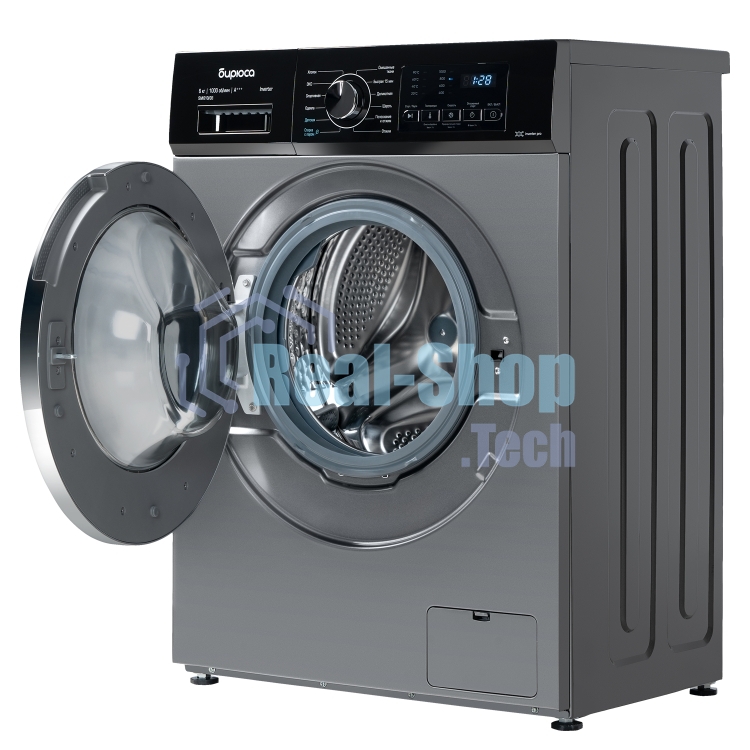 Стиральная машина Бирюса WM-SM610/08 S серебристый, загрузка фронтальная 6 кг, 1000 об/мин, класс: А+++