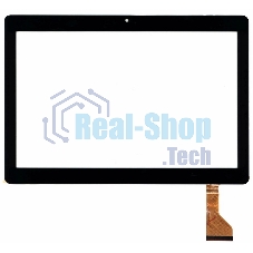 Сенсорное стекло (тачскрин) Turbopad 1015 (2019), черное