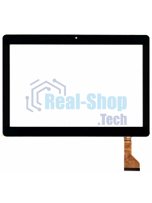 Сенсорное стекло (тачскрин) Turbopad 1015 (2019), черное