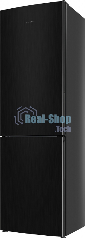 Холодильник Atlant ХМ-4624-151 черный металлик двухкамерный 228/119л морозилка снизу