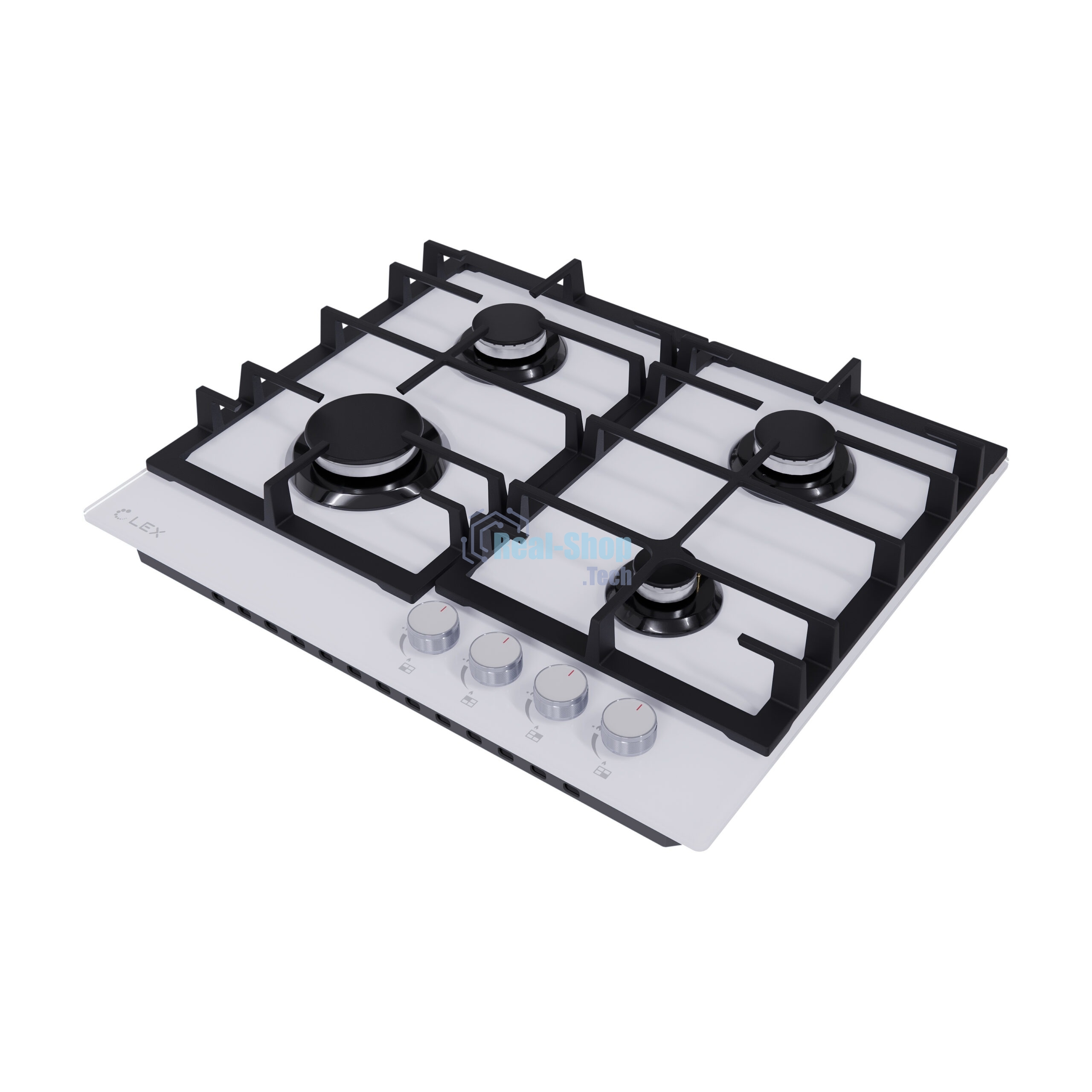 Газовая варочная поверхность LEX GVG 642-1 WH, белый