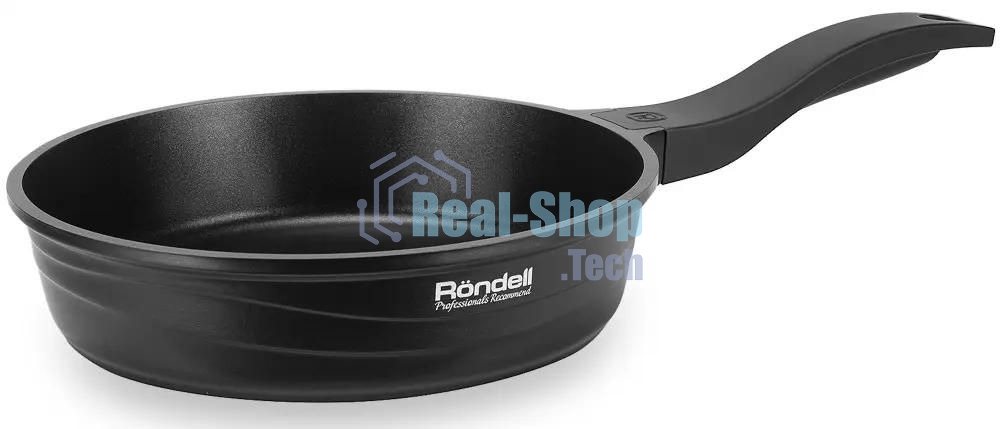 Сковорода Rondell Walzer RDA-769, 28см, без крышки, черный