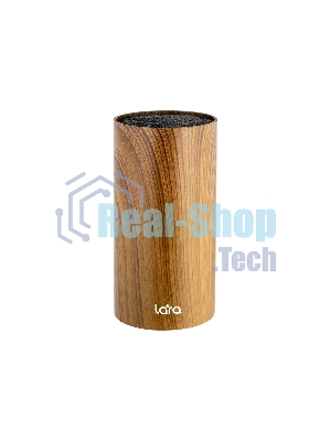 Подставка для ножей универсальная LARA LR05-103 Wood круглая Soft touch 110×225