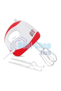 Миксер ручной Starwind SHM-251 250 Вт, белый/коралловый