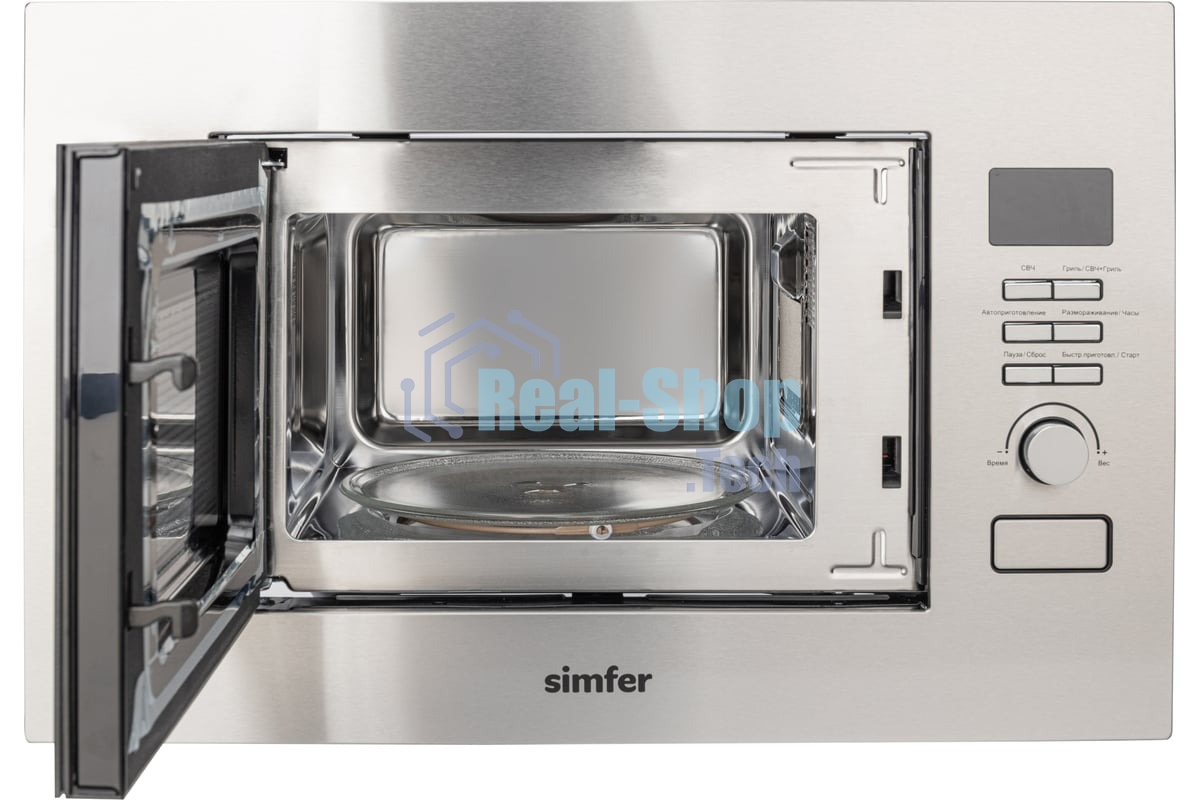 Микроволновая печь встраиваемая SImfer MD2714 22л,1150Вт, гриль, нержавеющая сталь