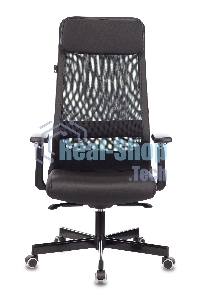 Кресло руководителя Бюрократ T-995/BLACK черный TW-01, искусственная кожа, крестовина металл