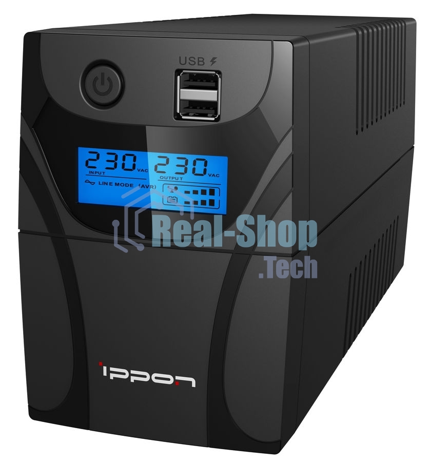 Источник бесперебойного питания Ippon Back Power Pro II 600 360Вт 600ВА черный