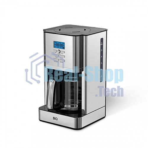 Кофеварка капельная BQ CM1004 серебристый/черный, исп. кофе - молотый, 1.8 л, 1000 Вт.
