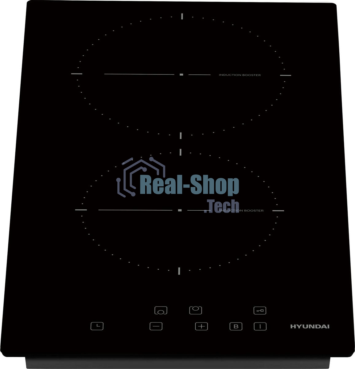 Индукционная варочная панель Hyundai HHI 3710 BG независимая, черный