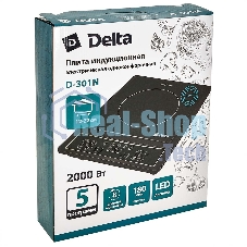 Плита индукционная DELTA D-301N черный