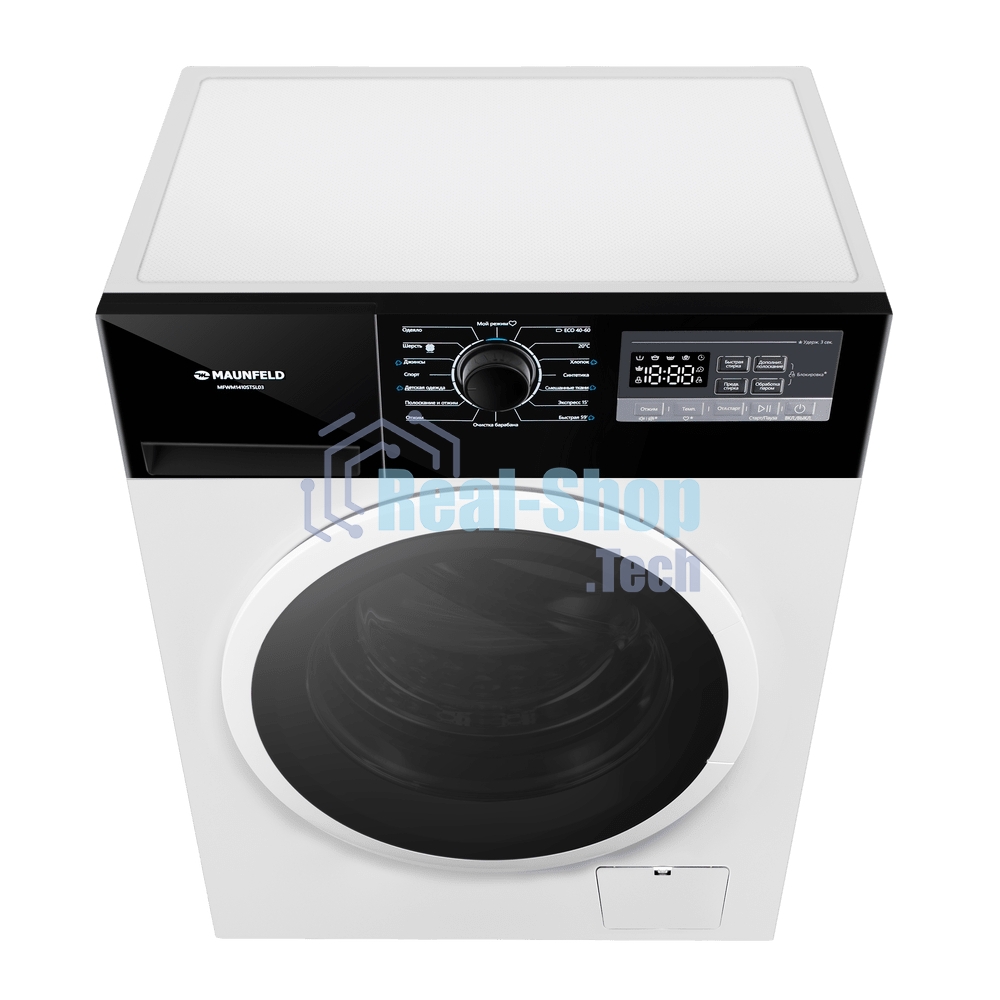 Стиральная машина Maunfeld MFWM1410STWH03 белая, загрузка фронтальная 10кг, 1400 об/мин., класс: A+++