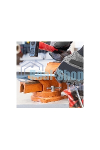 Тиски слесарные Sparta 100мм поворотные с наковальней