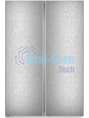 Холодильник Liebherr Комбинация XRFsf 5245-22 001(SFNsfd 5247-22 001 + SRBsfc 5220-22 001) серебристый двухкамерный 377/262л морозилка сбоку, Side by Side