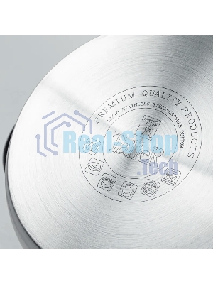 Кастрюля Taller TR-17251 1,4 л. Сталь 18/10, толщина дна/стенки 3,5/0,6 мм.