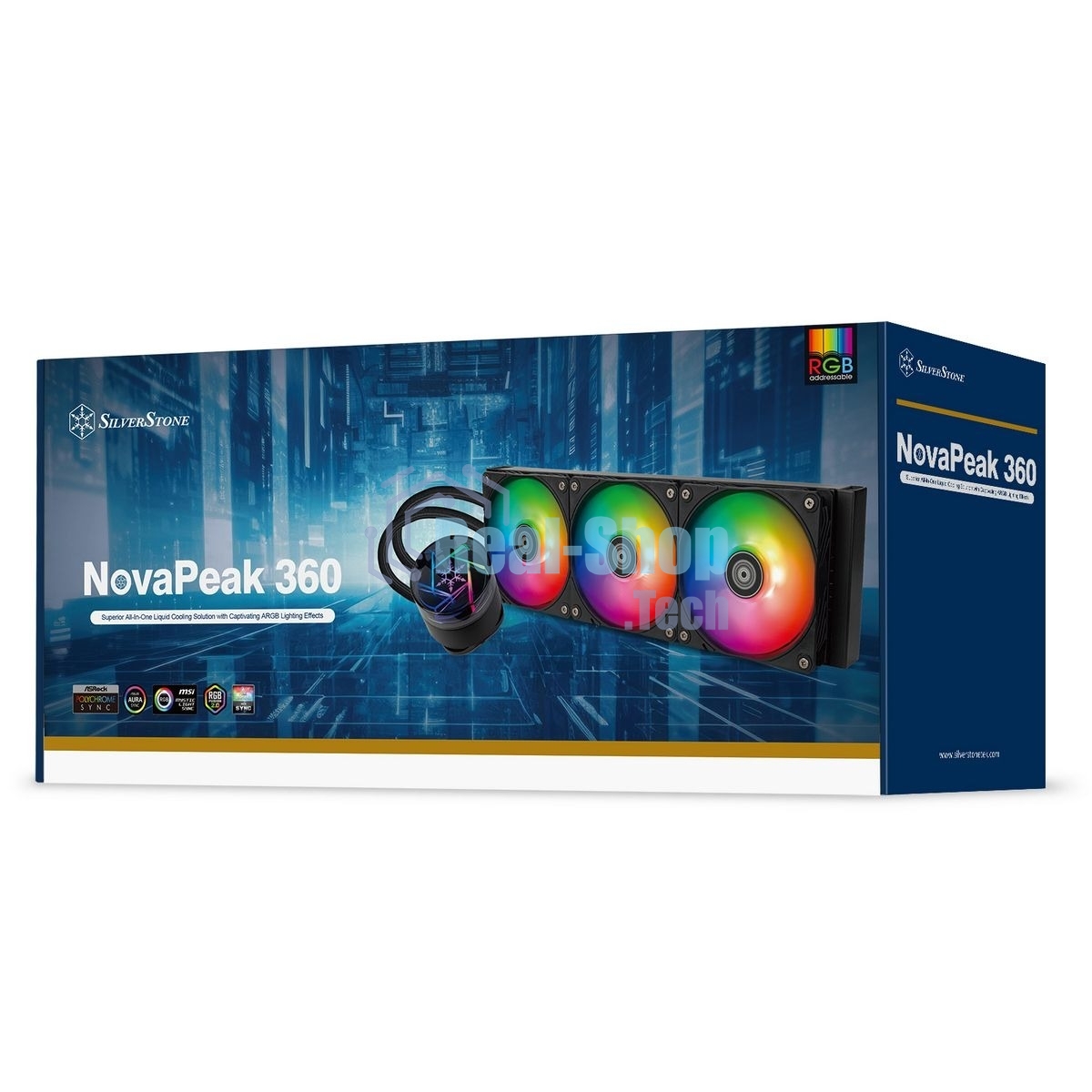 Система жидкостного охлаждения Silverstone SST-NP360-ARGb G53NP360ARGb020 черный