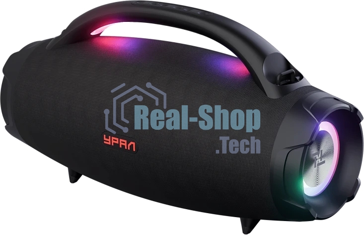 Колонка портативная Ural Урал ТТ М6+ черный/черный 110W 1.1 BT/3.5Jack/USB-C 10м 8000mAh (ФР-00003974)
