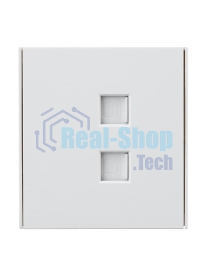 Розетка Kranz STRONG компьютерная двойная RJ45+RJ45 кат6 с/у жемчуг