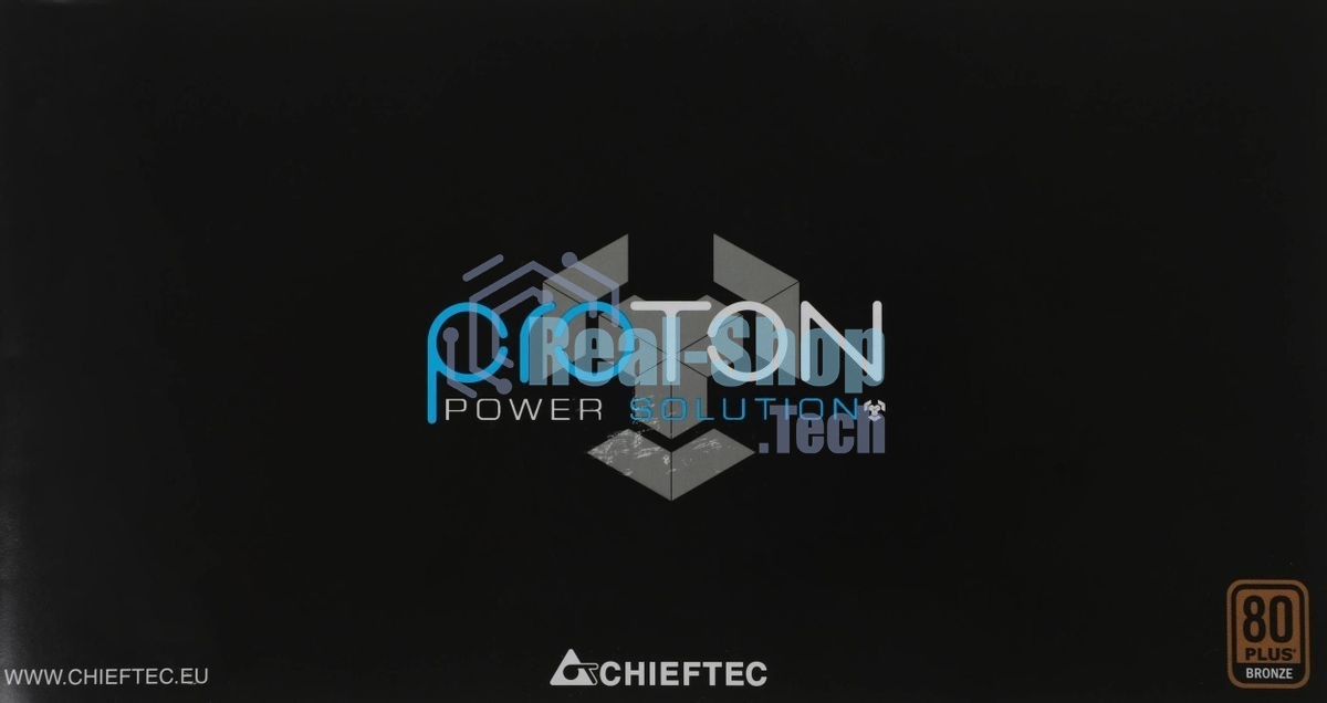 Блок питания Chieftec BDF-1000C, 1000Вт, 80 PLUS Bronze, 140мм, модульный, черный
