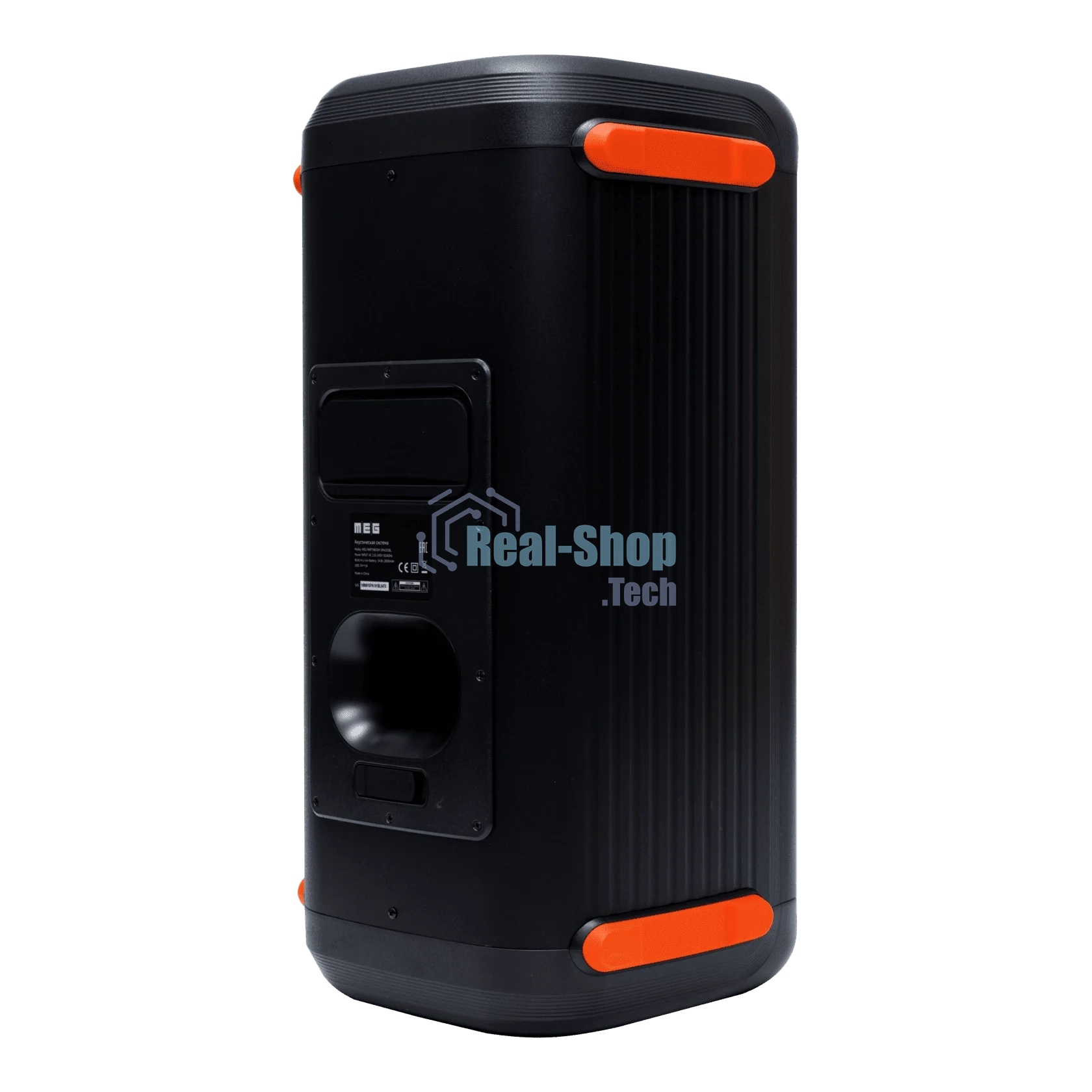 Портативная колонка MEG SPA101BL, 100Вт, Bluetooth 5.3, время работы до 9,5ч, Dolby Audio, черная