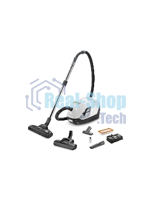 Пылесос Karcher DS 6 Plus белый/черный, 350/650 Вт, уборка влажная/сухая, пылесборник контейнер 2 л