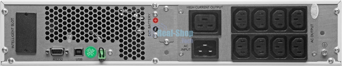 Источник бесперебойного питания Ippon Na+ II RTA 3000 / 3000 ВА / 3000 Вт / 8 x IEC 320 C13, 1 x IEC 320 С19