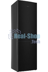 Холодильник Atlant ХМ-4624-151 черный металлик двухкамерный 228/119л морозилка снизу