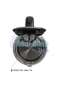 Чайник электрический JVC JK-KE1510 grey, объем 1,7л, максимальная мощность 2200 Вт