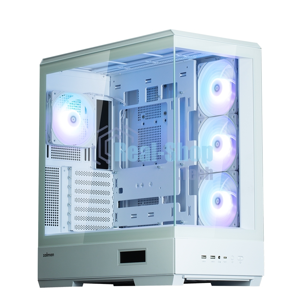 Компьютерный корпус ZALMAN P50 DS, ATX, WHITE, WINDOW, 2x3.5