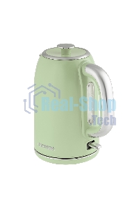 Чайник электрический Galaxy Line GL 0344, райская олива, металл, 2200 Вт, 1,7 л