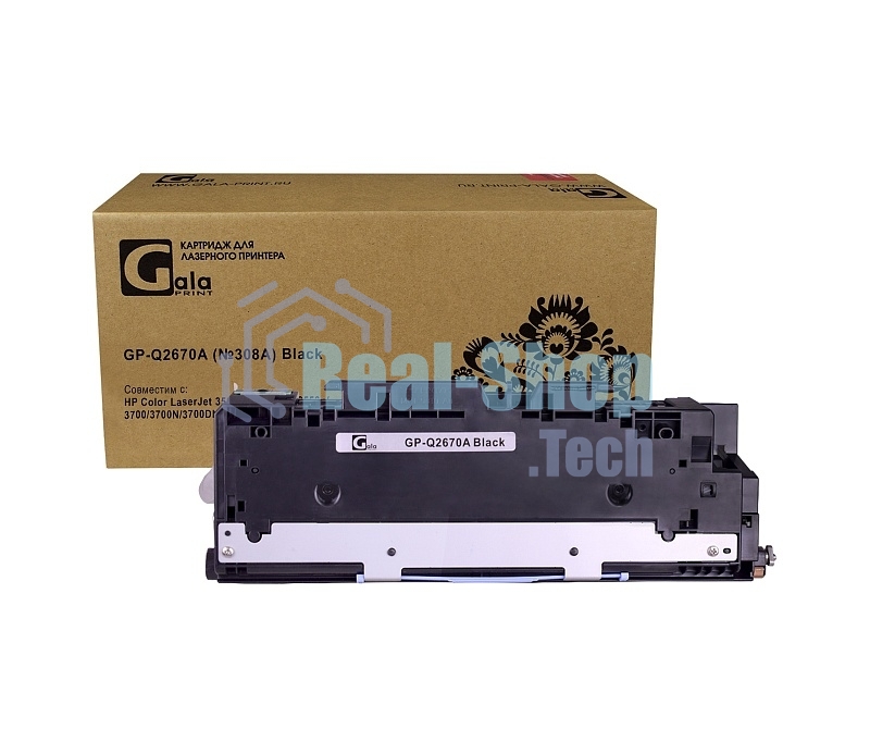 Картридж лазерный GalaPrint GP-Q2670A (№308A) черный (6000 стр) для HP Color LaserJet 3500/3550/3500n/3550n/3700/3700N/3700DN/3700DTN/3700DTNS