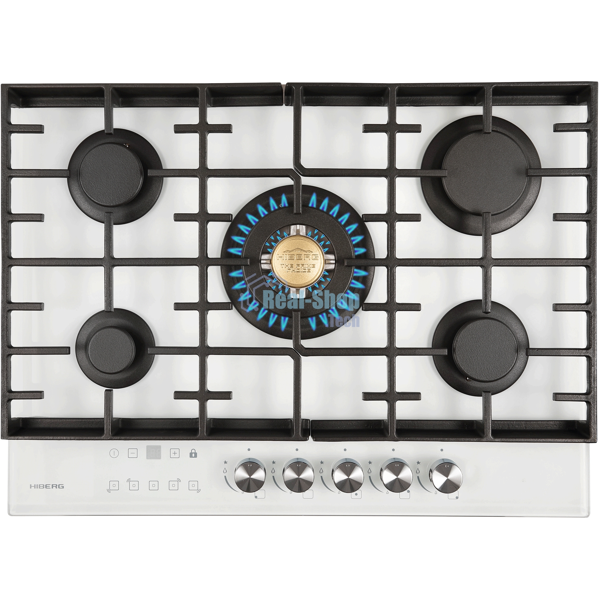 Варочная поверхность HIBERG VM 7155 W, белый