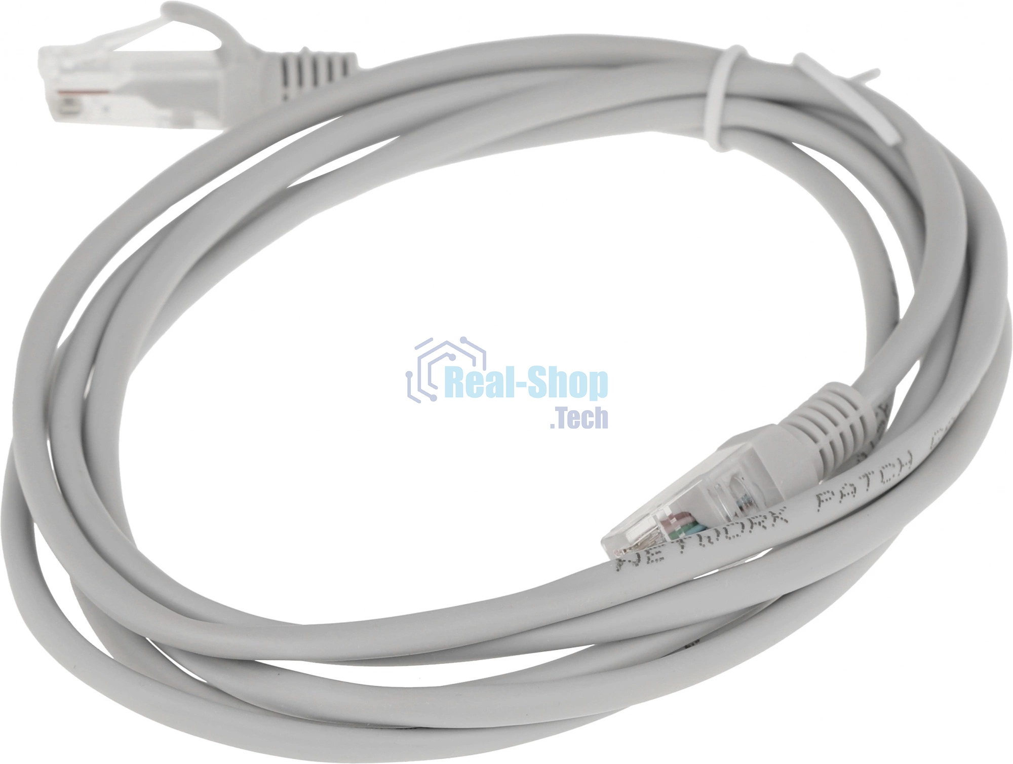 Патч-корд Premier 5-970 1 Гбит/с UTP 4 пары cat.5e CCA molded 2м серый RJ-45 (m)-RJ-45 (m)