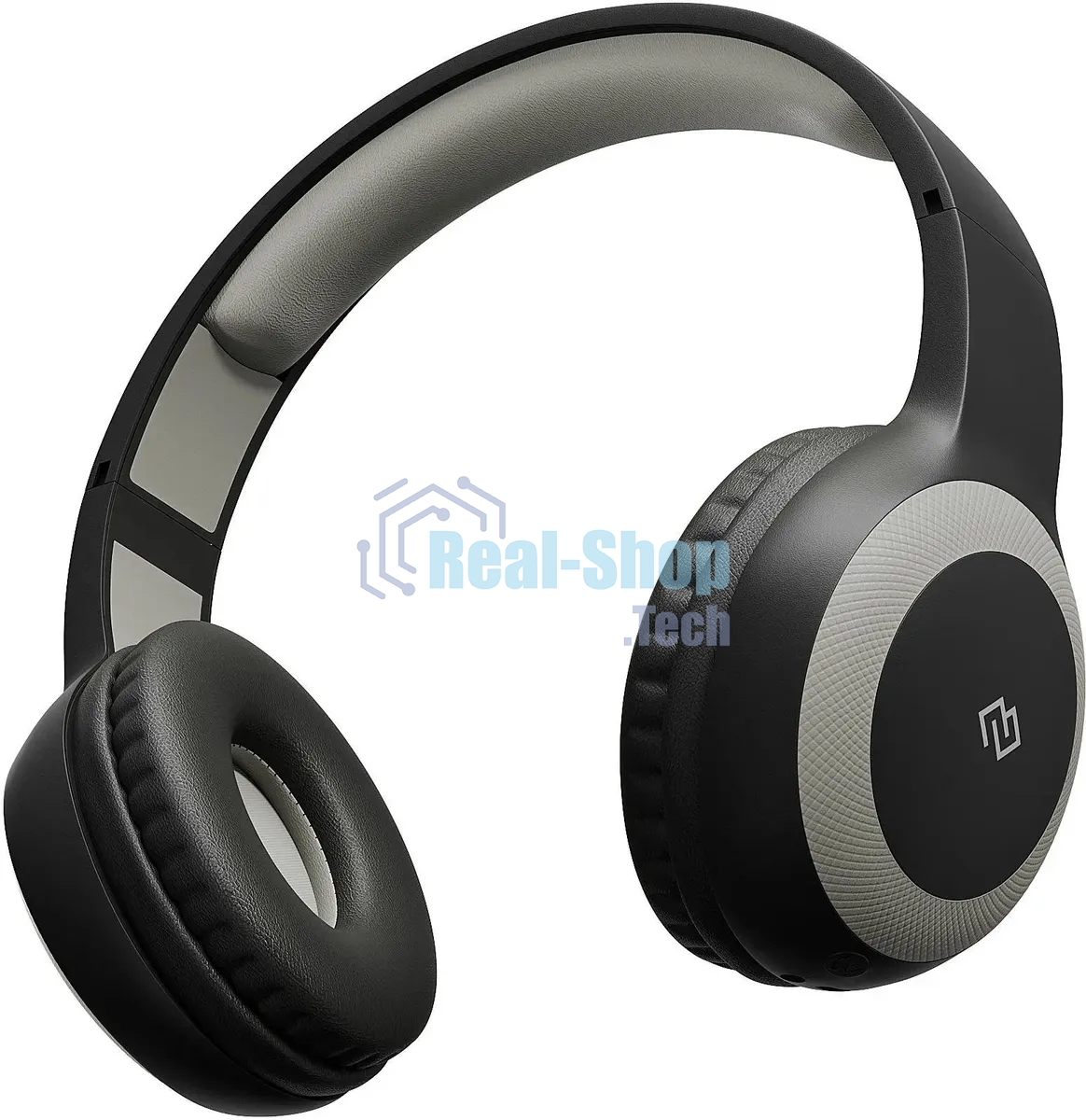 Гарнитура накладные Digma BT-15 черный/серый беспроводные bluetooth оголовье