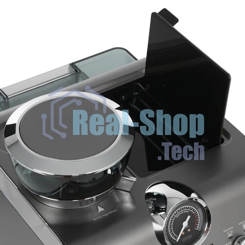 Кофеварка рожковая DeLonghi EC9255.T титан, исп. кофе - зерновой/молотый/чалды, 1.7 л, 1400 Вт, 15 Бар