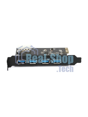 Контроллер USB 3.0 Gembird SPCR-04 в разъем PCI-e, 4xUSB-A