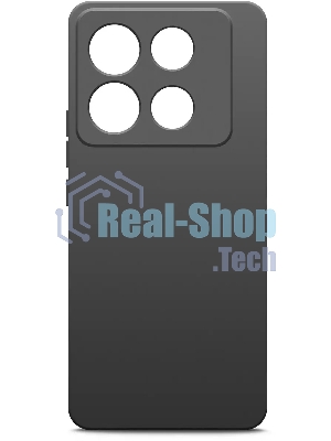 Чехол (клип-кейс) BoraSCO для Infinix Note 40 Silicone Case черный (73182)