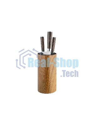 Подставка для ножей универсальная LARA LR05-103 Wood круглая Soft touch 110×225