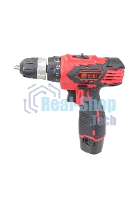 Дрель-шуруповерт аккумуляторная Edon AD-12CA, 12В, 2 АКБ, Кейс