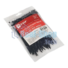 Хомут кабельный 2.5х120 нейл. черный (уп. 100 шт) EKF plc-cb-2.5x120
