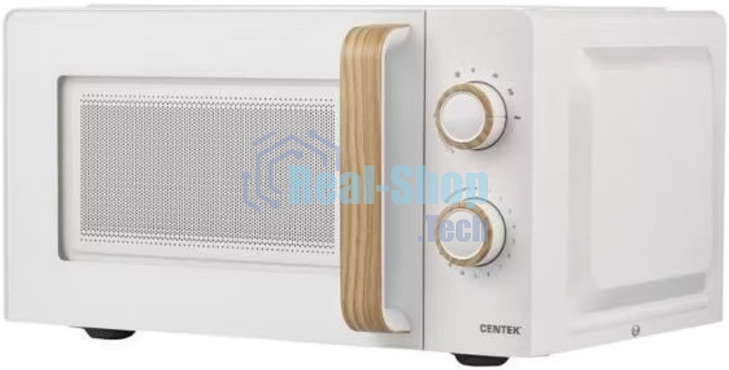 Микроволновая печь Centek CT-1559 белый, 20 л, 700 Вт, переключатели - поворотный механизм