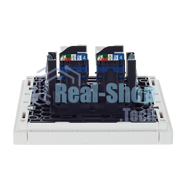 Розетка компьютерная IEK FORTE&PIANO FP234 2-ая RJ45 кат.6 белый