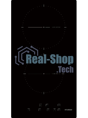 Индукционная варочная панель Hyundai HHI 3710 BG независимая, черный