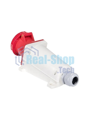 Розетка стационарная наружная EKF 135 ps-135-63-380 63А 380В 3P+РЕ+N IP67